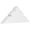 Ekena Millwork Saratoga Architectural Grade PVC Gable Bracket, 36"W x 15"H x 4"D x 6"F, 10/12 Pitch GBP036X15X0406SAR00 - alternate 1